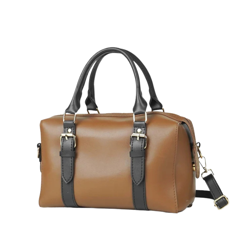 Brown and Black Fly Bag