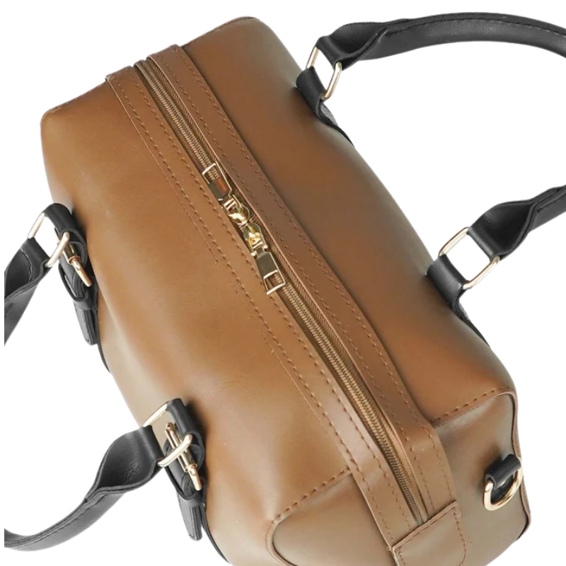 Brown and Black Fly Bag